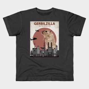 Gerbilzilla - Giant Gerbil Monster Kids T-Shirt